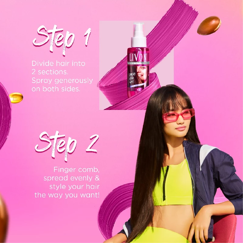 Livon Shake and Spray Hair Serum, 100 ml-6.webp